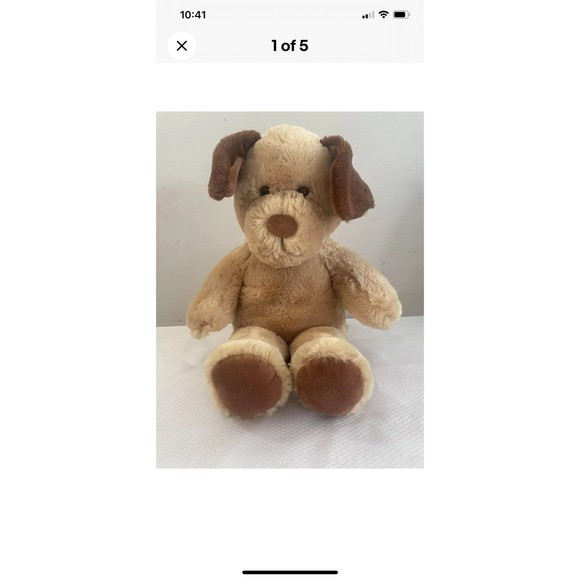 Build-A-Bear Retired Brown Dog Floppy Ears - Picture 1 of 6